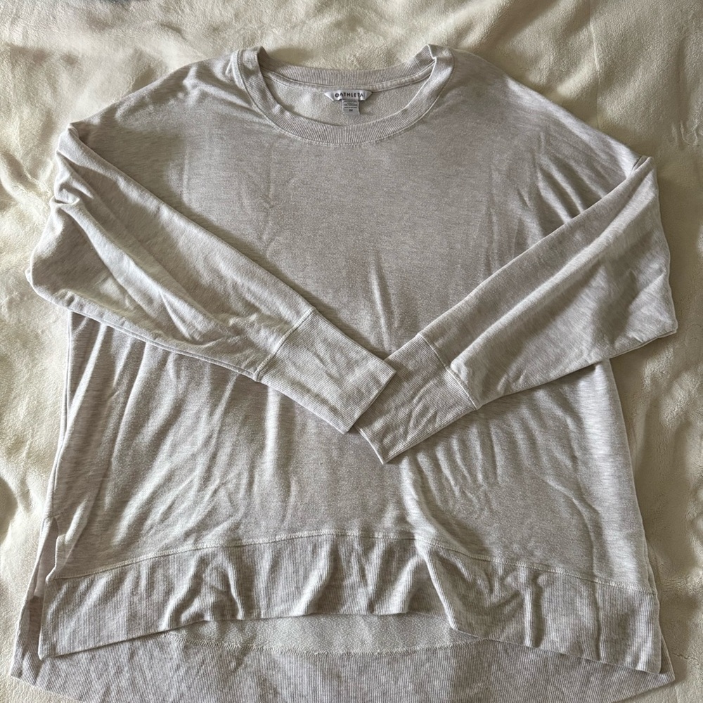 Athleta Oatmeal Super Soft Tunic Sweater